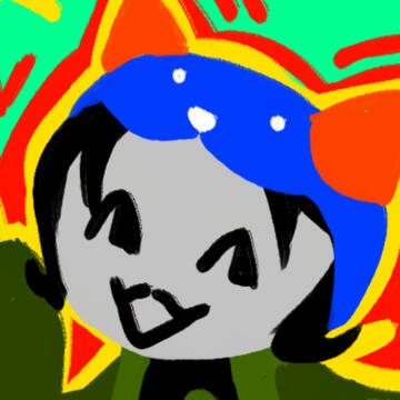 drawing of nepeta leijon from homestuck
